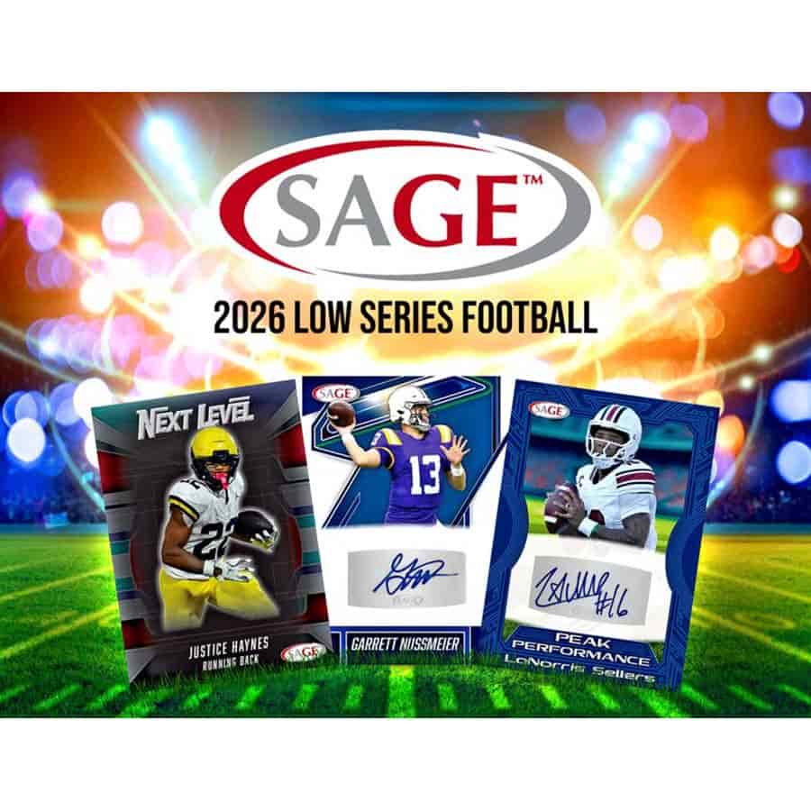 Sage Collectibles -  Low Series - 2026 Sage Football Low Series Hobby