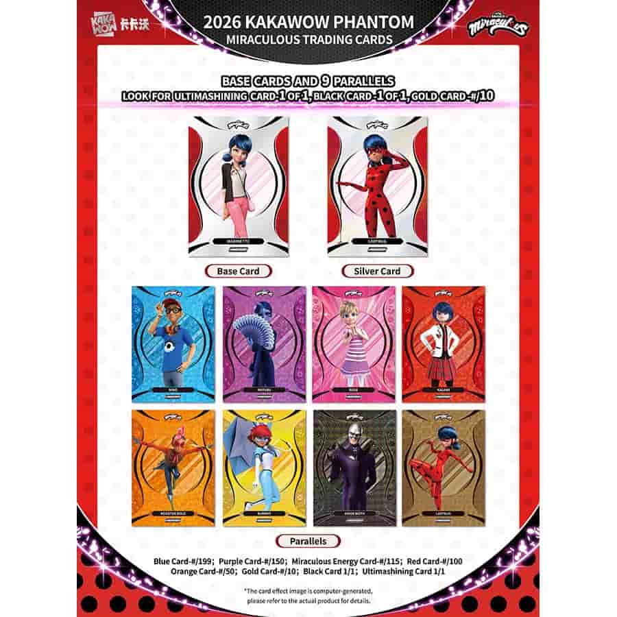 2026 Kakawow Phantom Miraculous Trading Cards Hobby