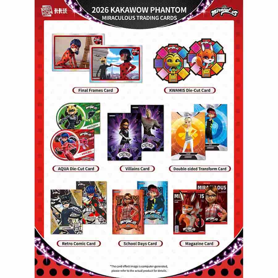 2026 Kakawow Phantom Miraculous Trading Cards Hobby