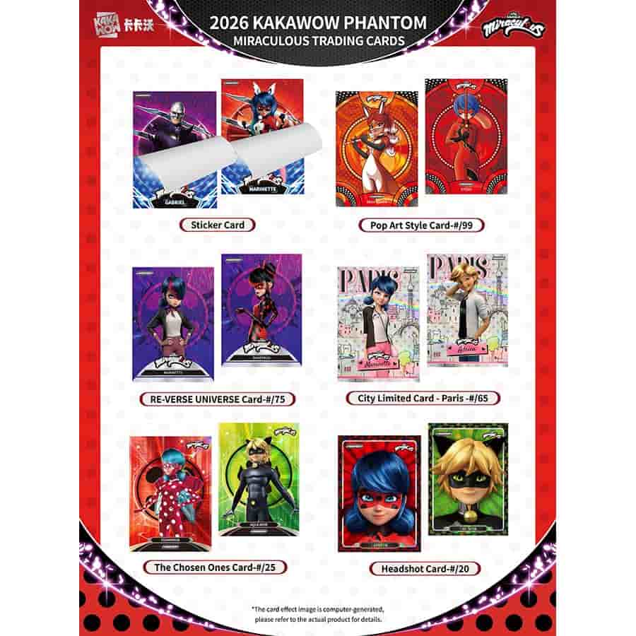2026 Kakawow Phantom Miraculous Trading Cards Hobby