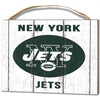 New York Jets Small Plaque - Weathered Logo -