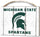 Michigan State Spartans Small Plaque - Weathered Logo -
