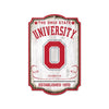 Ohio State Buckeyes Sign 11x17 Wood Retro - WinCraft
