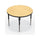 Activity Table - 36'' Round - Fusion Maple Top Surface - Black Edgeband - BALT