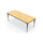 Activity Table - 30''X72'' Rectangle - Fusion Maple Top Surface - Black Edgeband - BALT