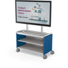 Compass Cabinet - Maxi H1 -Shelves / Casters / TV Mount - Navy - Moore