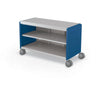 Compass Cabinet - Maxi H1 -Shelves / Casters - Navy - Moore