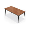 Activity Table - 30''X60'' Rectangle - Amber Cherry Top Surface - Black Edgeband - BALT