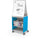 Compass Cabinet  - Midi H2 -Shelves / Casters / Ogee Board - Blue - Moore
