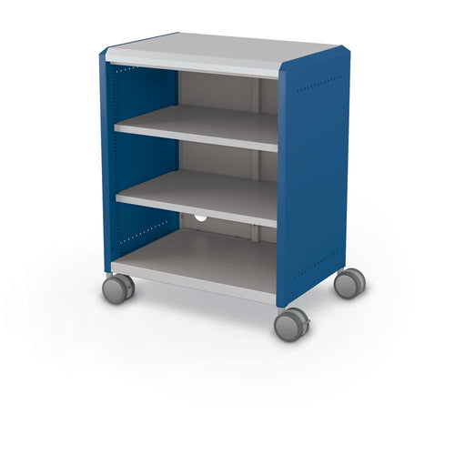 Compass Cabinet - Midi H2 -Shelves / Casters -Navy - Moore
