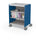 Compass Cabinet - Midi H2 -Shelves / Casters -Navy - Moore