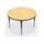Activity Table - 42'' Round - Fusion Maple Top Surface - Black Edgeband - BALT