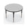 Activity Table - 36'' Round - Gray Nebula Top Surface - Black Edgeband - BALT