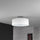 3LT Incandescent Semi-Flush PC, White Shade - Dainolite