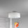 3LT Incandescent Semi-Flush SC, White Shade - Dainolite