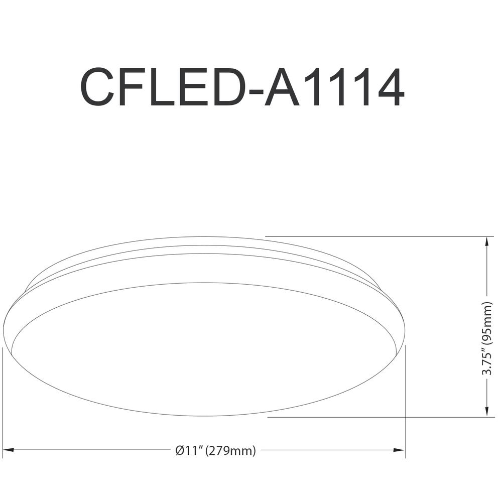 Ceiling Flush 14W 280mm (11'') - Dainolite