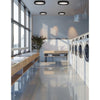 22W Flush Mount w/ Matte Black Metal Shade - Dainolite