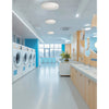 22W Flush Mount w/ Matte White Metal Shade - Dainolite