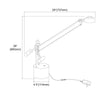 8W Desk Lamp, Black Finish - Dainolite