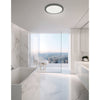 25W Matte Black Flush Mount - Dainolite