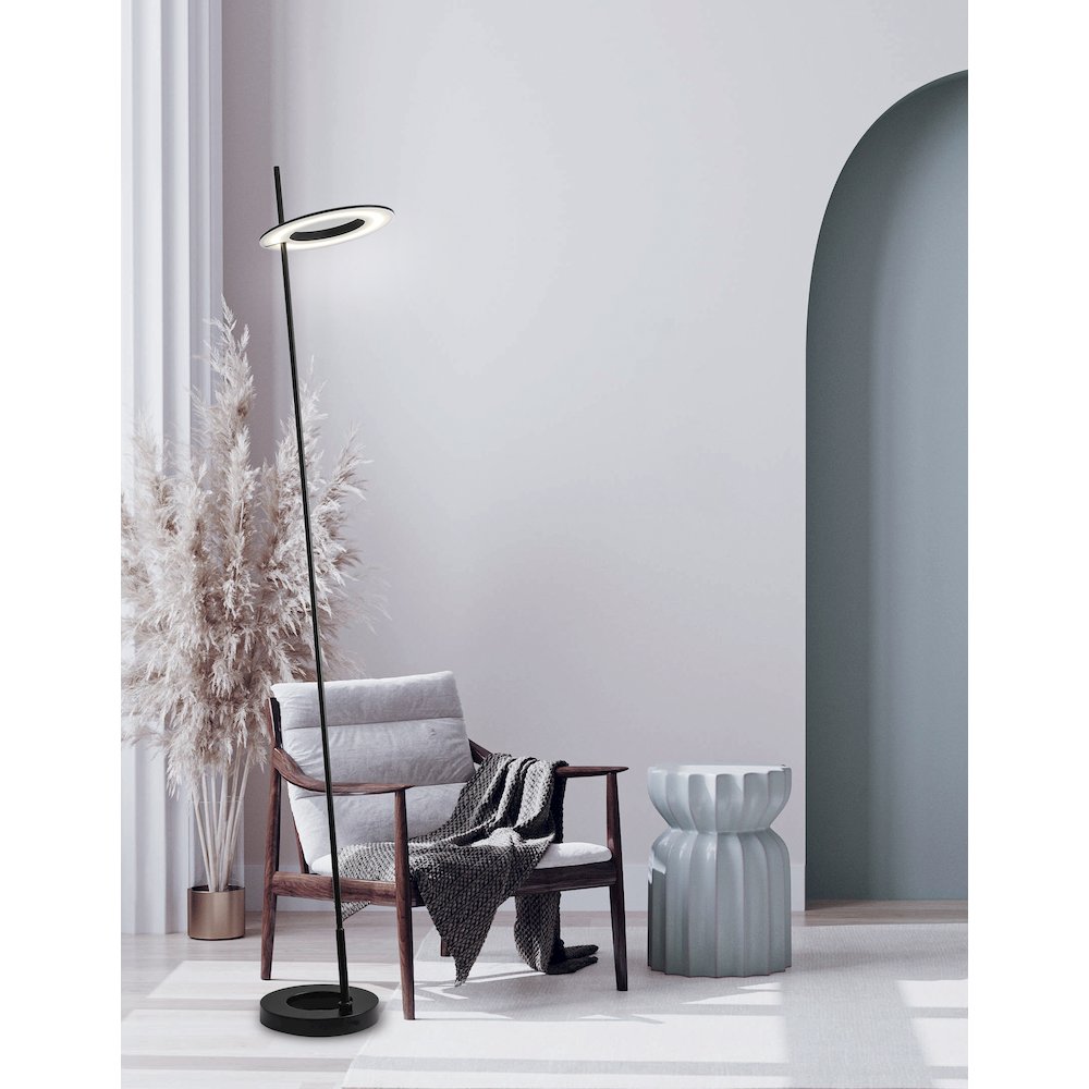 20W Floor Lamp Matte Black - Dainolite