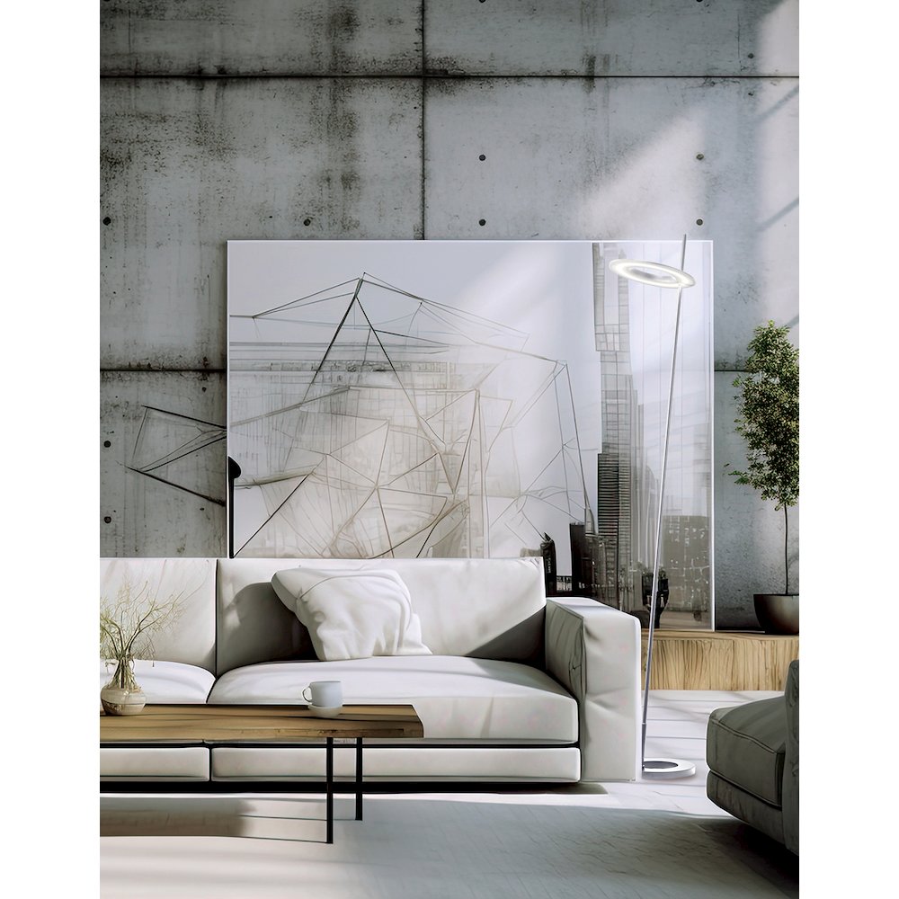 20W Floor Lamp Silver - Dainolite