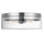 2 Light Incandescent Flush Mount Polished Chrome with Clear Glass - Dainolite