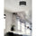 2 Light Flush Mount Polished Chrome with Black Shade - Dainolite
