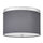 2 Light Flush Mount Polished Chrome with Grey Shade - Dainolite
