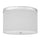 2 Light Flush Mount Polished Chrome with White Shade - Dainolite