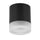 15W Flush Mount in Matte Black w/ Clear & Frosted Acrylic Diffuser - Dainolite