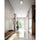 15W Matte White Flush Mount w/ Clear & Frosted Acrylic Diffuser - Dainolite