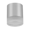 15W Flush Mount in Polished Chrome w/ Clear & Frosted Acrylic Diffuser - Dainolite