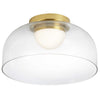 10W Flush Mount, AGB, CLR Glass - Dainolite