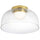 10W Flush Mount, AGB, CLR Glass - Dainolite