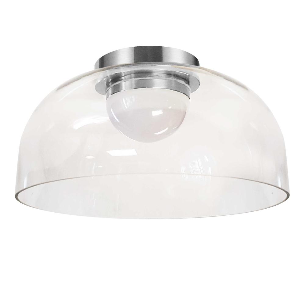 10W Flush Mount, PC, CLR Glass - Dainolite