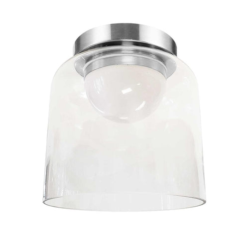 10W Flush Mount, PC, CLR Glass - Dainolite