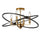 4LT Incandescent Semi Flush, VB and MB - Dainolite