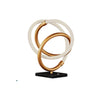 12W Table Lamp Gold & Matte Black - Dainolite