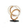 12W Table Lamp Gold & Matte Black - Dainolite