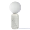 1 Light Alabaster Table Lamp w/ Opal Glass - Dainolite