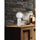 1 Light Alabaster Table Lamp w/ Opal Glass - Dainolite