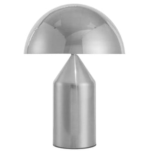 2 Light Table Lamp in Satin Nickel - Dainolite