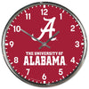 Alabama Crimson Tide Round Chrome Wall Clock - Wincraft