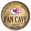 Kansas City Chiefs Sign Wood 14 Inch Round Barrel Top Design - WinCraft