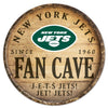 New York Jets Sign Wood 14 Inch Round Barrel Top Design - WinCraft