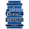 Dallas Mavericks Sign 11x17 Wood Family Word - WinCraft