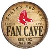 Boston Red Sox Sign Wood 14 Inch Round Barrel Top Design - WinCraft