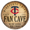 Minnesota Twins Sign Wood 14 Inch Round Barrel Top Design - WinCraft