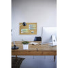 Ghent Natural Cork Bulletin Board with Aluminum Frame, 3'H x 4'W